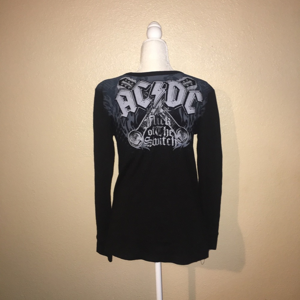 Black Vintage Rockware AC/DC T-shirt